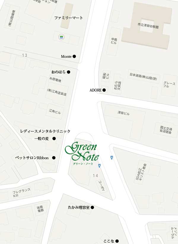 当店周辺地図